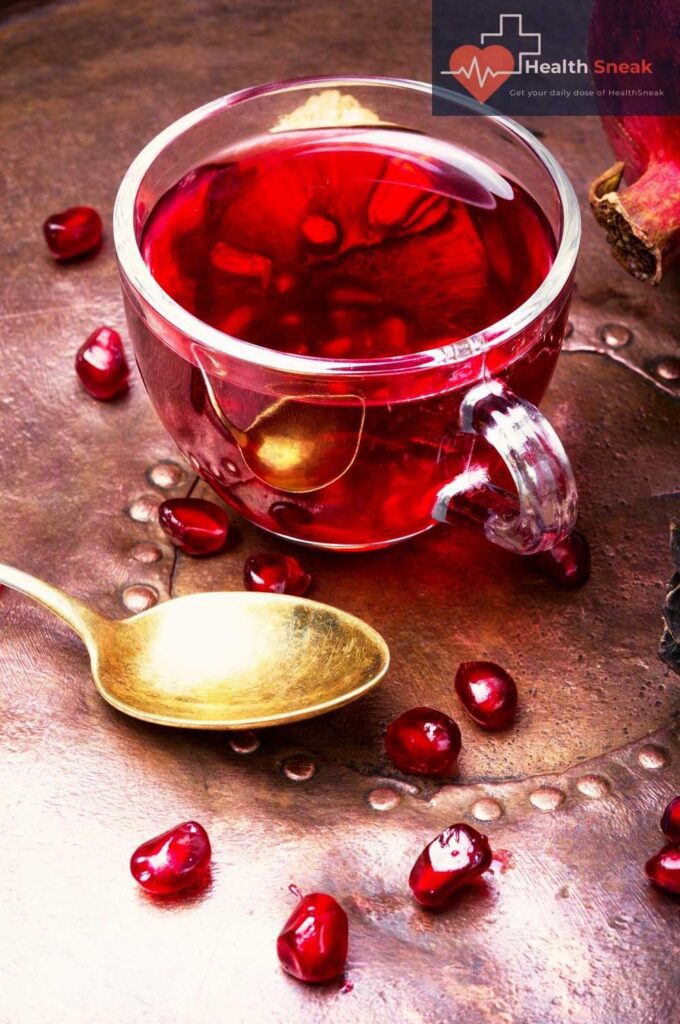 Another benefit of pomegranate tea is for nails and hair. In general, it can help your hair from being brittle and dry and help prevent hair loss. There are Nail benefits as well, and Pomegranate is a natural way to promote nail growth and keep your nails strong.